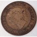 CANADA 1859 . ONE 1 CENT COIN . VARIETY . DOUBLE PUNCHED 9